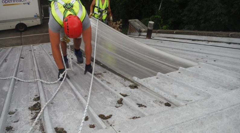 Fall Protection Mansfield Industrial Skylights Replacement 
